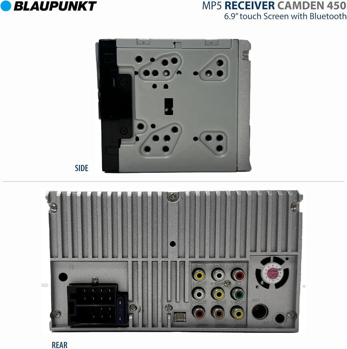 Blaupunkt Camden 450 Receptor multimedia con pantalla táctil Mirror Link de 7 pulgadas