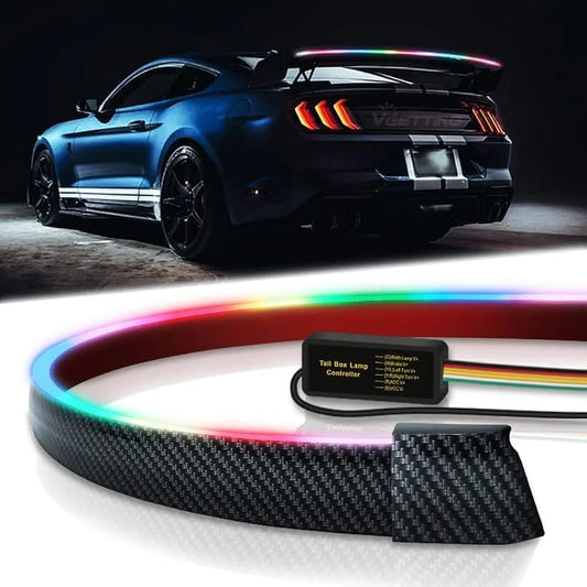 Universal Car Spoiler Light Strip, 50 Inch RGB LED